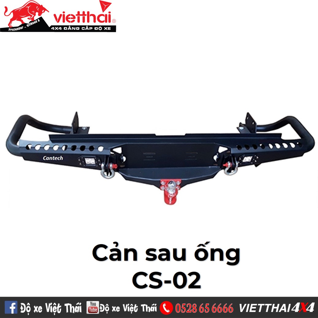 Cản sau ống Cantech CS-02
